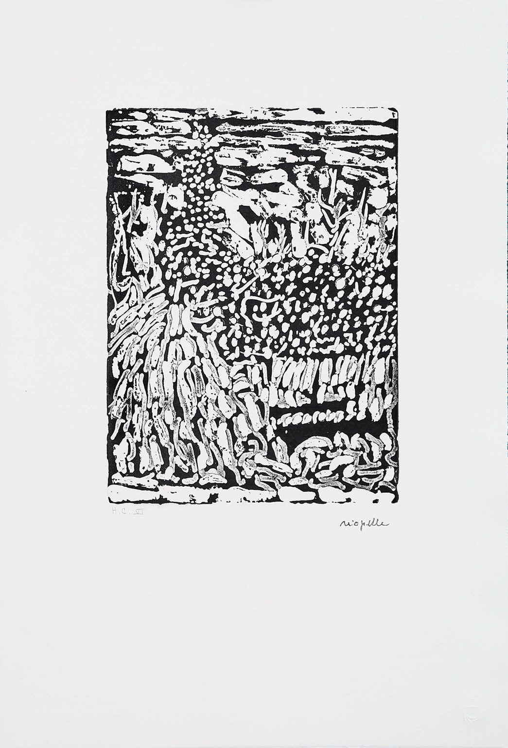 Peinture 1954（リオペラ）Riopelle アートポスター Peinture 1954（リオペラ）Riopelle アートポスター
